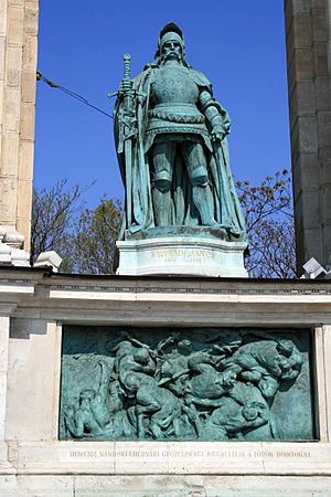 Archivo:Budapest Heroes square Hunyadi János