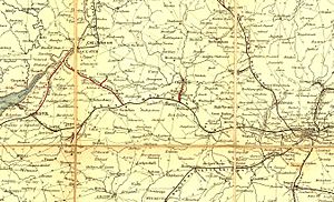 Archivo:Cheffin's Map - Route of Great Western Railway, 1850