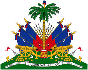 Archivo:Coat of arms of Haiti