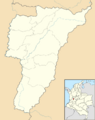 Colombia Quindío location map (+locator map)