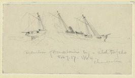Archivo:Destruction of Housatonic by a rebel torpedo. Feb. of 17 1864. Charleston LCCN2004660354