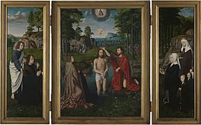 Doopsel van Christus, circa 1502 - circa 1508, Groeningemuseum, 0040009000