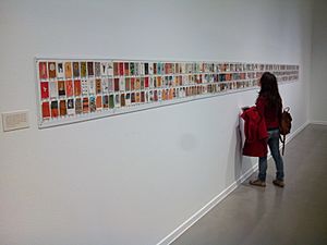 Archivo:Exposición obra Serie 365 (1994) en la Casa Encendida, Madrid, España, 2015