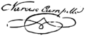 Firma de Narciso Campillo