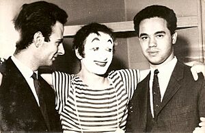 Archivo:Gianni Lunadei y Marcel Marceau