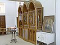 Iglesia copta de Asuán, arcángel Miguel, imágenes, Egipto, abril de 2009
