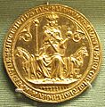 Ignoto, re ludovico IV, bull d'oro, 1329