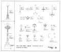Lighting fixtures architectural plans New York Public Library 1909