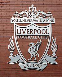 Liverpool FC crest on Walton Breck Road.jpg