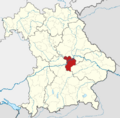 Locator map KEH in Bavaria