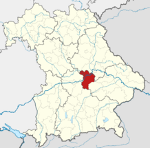 Locator map KEH in Bavaria.svg