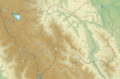 Mapa físico de localización Junín