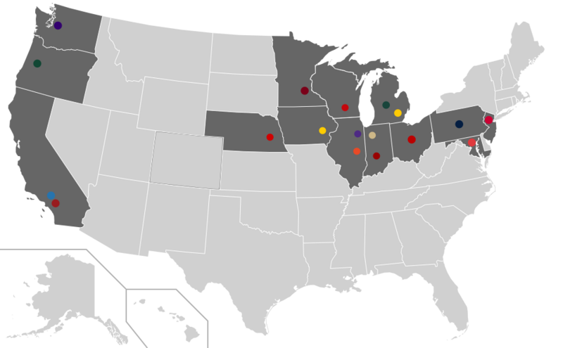 New Big 10 map