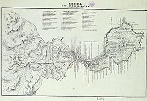 Archivo:Plano de Ceuta s. XIX