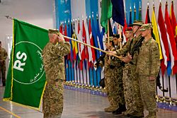 Archivo:Presentation of the Resolute Support Colors