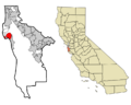 San Mateo County California Incorporated and Unincorporated areas El Granada Highlighted