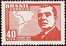 Archivo:Selo Visita Presidente Videla Chile Castanho 1947