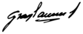 Signature of David Padilla (1927-2016)