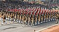 The Delhi Police marching contingent passes through the Rajpath during the 62nd Republic Day Parade-2011, in New Delhi on January 26, 2011