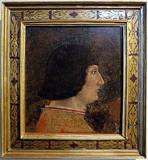 Archivo:Zanetto bugatto (attr.), ritratto di galeazzo maria sforza, 1474-76 (mi)