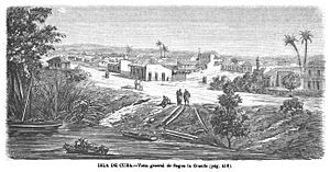 Archivo:1872-07-08, La Ilustración Española y Americana, Isla de Cuba, Vista general de Sagua la Grande