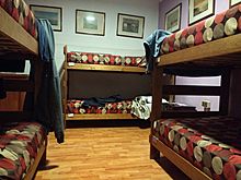 A room at the Hostal Providencia in Santiago