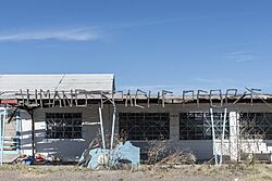 A structure whose owner has identified with the Jumano Apache people, in the little settlement of Redford inside Big Bend Ranch State Park, along the Rio Grande River in extreme South Texas LCCN2014630286.jpg