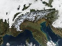 Archivo:Alps satellite in winter