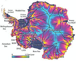 Archivo:Antarctica glacier flow rate