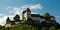 Burgdorf Schloss im Abendlicht