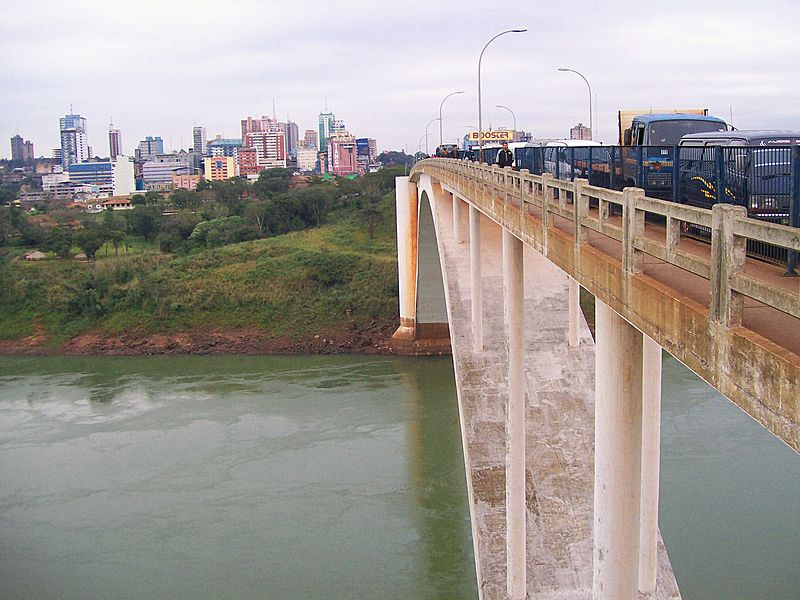 Ciudad del Este puente de la Amistad