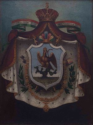 Archivo:Coat of the First Mexican Empire