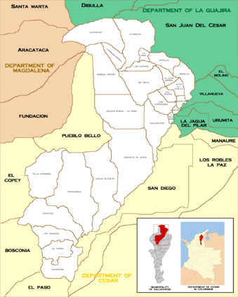 Archivo:Corregimientos of Valledupar
