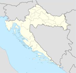 Split ubicada en Croacia