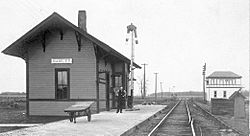 Depot in Hamlet, Indiana (pre-1911).jpg