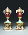 Derby porcelain Vases at VA