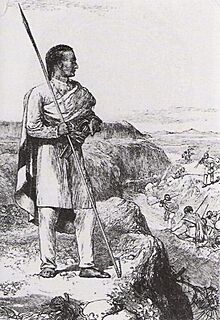 Archivo:Emp Tewodros supervising crossing of the Blue Nile mod Pur