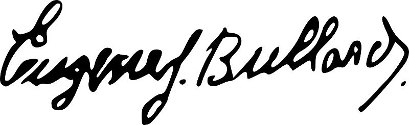 Eugene Bullard's signiture