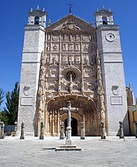 Fachada de la iglesia conventual de San Pablo (Valladolid)