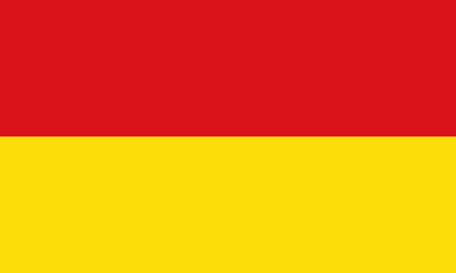 Flag red yellow 5x3