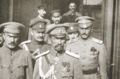 General Kornilov and his staff