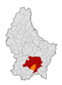 Hesperange map