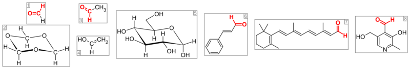 Important Aldehyde Structures