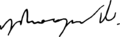 King Rama IX Signature