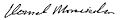 Kornel Morawiecki's signature 2019