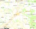 Map commune FR insee code 82037