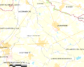 Map commune FR insee code 85295