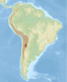 Microcavia shiptoni distribution map