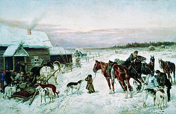 Nikolai Sverchkov - Travellers by the Inn