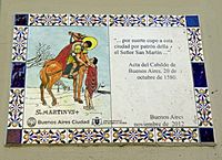 Archivo:San Martín de Tours patrono mosaico
